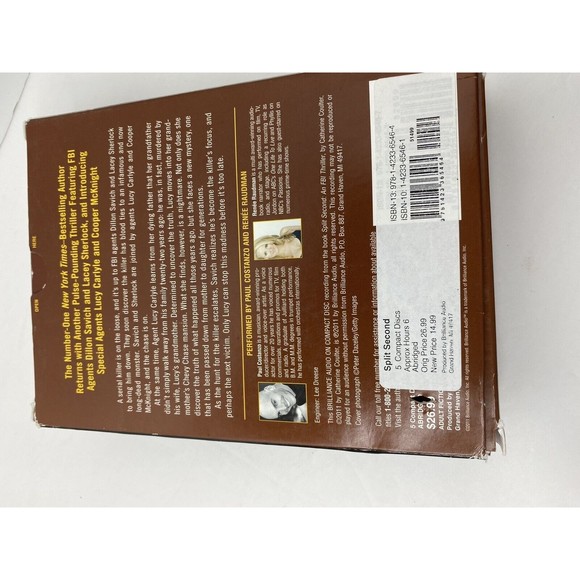 An FBI Thriller Ser.: Split Second by Catherine Coulter (2011, Compact Disc,... - Picture 5 of 6